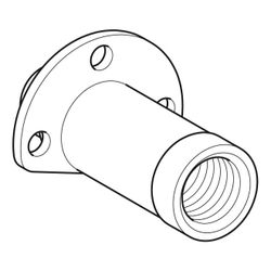 Geberit Anschluss gerade mit Außengewinde MF 1/2", RMF 1/2″, Rp 1/2″, L 6,6cm, Rotgu... GEBERIT-602269001 4025410900586 (Abb. 1)