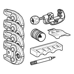 Geberit Mapress Set Pressbacken Typ 1 Außendurchmesser 15/18/22/28mm... GEBERIT-690191001 4025416598312 (Abb. 1)