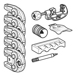 Geberit Mapress Set Pressbacken Typ 1 Außendurchmesser 12/15/22/28/35mm... GEBERIT-690195001 4025416518945 (Abb. 1)