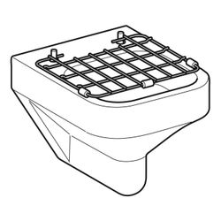 Geberit Publica Ausguss mit Klapprost, 40x37x49cm... GEBERIT-201680600 4022009315875 (Abb. 1)