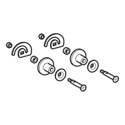 Geberit Set Schrauben für Befestigungsmaterial, Kerafix, 2 Stück... GEBERIT-597159000 4022009206449 (Abb. 1)