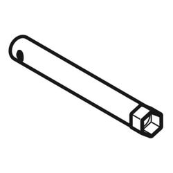 Geberit Renova Montageschlüssel für WC-Sitze, Befestigung von unten... GEBERIT-521100000 4022009292671 (Abb. 1)