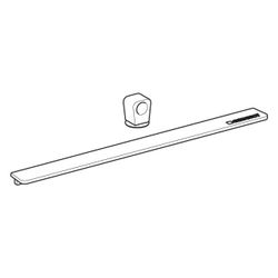 Geberit Abdeckung für CleanLine50 Duschrinne, Edelstahl gebürstet, 17,5cm, 246337KS1... GEBERIT-246337KS1 4064746111891 (Abb. 1)