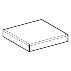 Geberit Schlitzrost für Bodenentwässerung, 10,9x10,9cm, 242408001... GEBERIT-242408001 6925284120951 (Abb. 1)