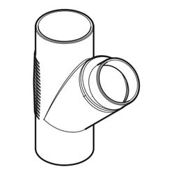 Geberit Silent db20 Abzweig 45 Grad, d 160mm, d1 110mm... GEBERIT-315104141 4025416862376 (Abb. 1)
