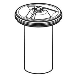 Geberit Tauchrohr für Steckablauf, mit Silikonmembran, 10x10cm, 246327001... GEBERIT-246327001 4064746094163 (Abb. 1)