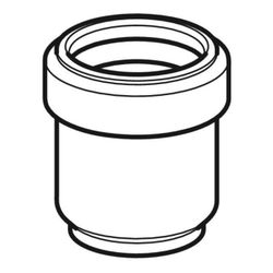 Geberit PE Anschlusssteckmuffe mit Lippendichtung Außendurchmesser 32mm... GEBERIT-379768163 4025416189091 (Abb. 1)