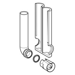 Geberit Set Spülbogen 90 Grad mit Dämmung Außendurchmesser 56mm, 119652161... GEBERIT-119652161 4025416008576 (Abb. 1)