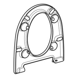 Geberit Dusch-WC-Sitzring fixiert, für Geberit AquaClean Mera Classic, Alpinweiß... GEBERIT-147042111 4025416285175 (Abb. 1)