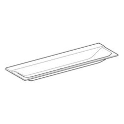 Geberit Xeno2 Möbelwaschtisch, Breite 160cm, Tiefe 48cm, ohne Hahnloch, ohne Überlau... GEBERIT-500278001 4025416432319 (Abb. 1)
