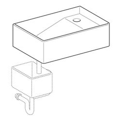Geberit Publica Gipsfangbecken Oberteil, 78x23,5x51,5cm... GEBERIT-362511000 4022009080544 (Abb. 1)
