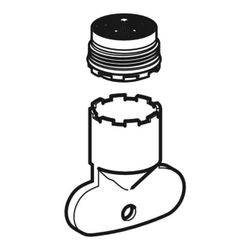 Geberit Bambini Strahlregler für Waschtischarmatur Durchfluss 5,7l/min, Modell starr... GEBERIT-599100000 4022009315516 (Abb. 1)