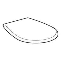 Geberit Renova WC-Sitz oval, Befestigung von unten Absenkautomatik nein, Befestigung... GEBERIT-572165068 4022009265217 (Abb. 1)