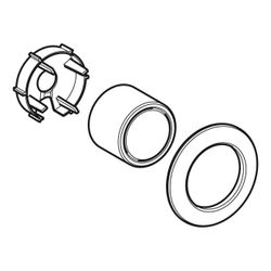 Geberit Blindrosette KOAX Zylinder, Aufnahme, Hochglanz verchromt... GEBERIT-610024213 4025416211334 (Abb. 1)