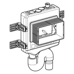 Geberit Hygienespülung HS10, 50mm, 1 Wasseranschluss rechts, 24V, 616276001... GEBERIT-616276001 4025410710437 (Abb. 1)