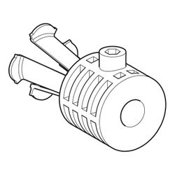 Geberit Wandbefestigung verdeckt, für Wand-WC, Wandbidet, Befestigung von der Seite,... GEBERIT-597203000 4022009302363 (Abb. 1)