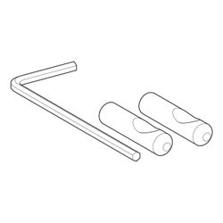 Geberit Set Bolzen für Wand-WC, Wandbidet, Typ WB9N, 2 Stück... GEBERIT-597204000 4022009302370 (Abb. 1)