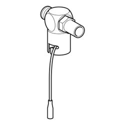 Geberit Ventilblock für Urinalsteuerung Typ 1000... GEBERIT-599080000 4022009314458 (Abb. 1)