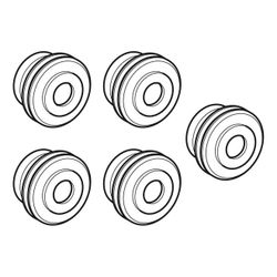 Geberit Set Manschetten für Einlaufstutzen für Urinal... GEBERIT-599065000 4022009266979 (Abb. 1)