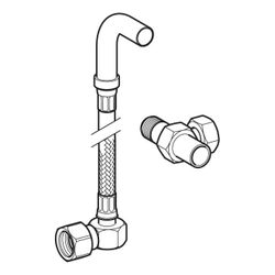 Geberit Spülschlauch für Urinalsteuerung FC500, J, offen... GEBERIT-599070000 4022009279146 (Abb. 1)