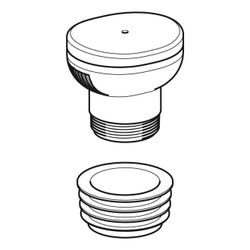 Geberit Belüftungsventil GRB50, für Entwässerungssysteme Außendurchmesser 50mm... GEBERIT-359900001 4025416352105 (Abb. 1)