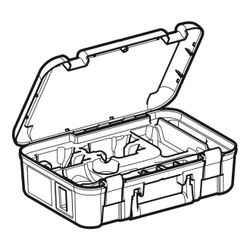 Geberit Koffer für Geberit Pressschlingen Typ 2, Typ 3 ABS... GEBERIT-691146001 4025416157731 (Abb. 1)