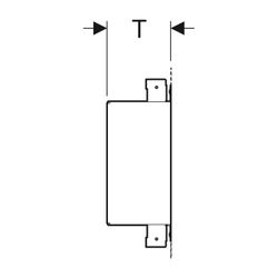 Geberit Duofix Element für Nischenablagebox 50x30x15cm, befliesbar... GEBERIT-111594001 4025416454489 (Abb. 1)