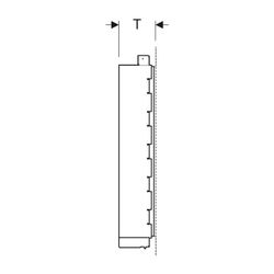 Geberit Duofix Element für Nischenablagebox 50x87x15cm mit Einlegeböden... GEBERIT-111590001 4025416452607 (Abb. 1)
