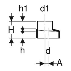 Geberit Silent db20 Reduktion exzentrisch, kurz, d 90mm, d1 56mm... GEBERIT-308050141 4025416084518 (Abb. 1)