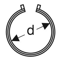 Geberit Elektroschweißband für Fixpunkt d 56mm, d1 64mm... GEBERIT-363776161 4025416025405 (Abb. 1)
