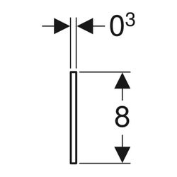 Geberit Duofix Dämm-und Trennstreifen... GEBERIT-111889001 4025416138174 (Abb. 1)