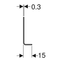 Geberit Kombifix Set Fußstützen, 2 Stück... GEBERIT-457888261 4025416040255 (Abb. 1)