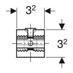 Geberit GIS Profilverbinder... GEBERIT-461200001 4025416067757 (Abb. 1)