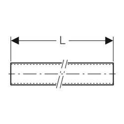 Geberit Pluvia Tragschiene 3x3cm, galvanisch verzinkt... GEBERIT-362863261 4025416024002 (Abb. 1)