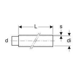 Geberit Dämmschlauch aus PE Außendurchmesser 110/135mm... GEBERIT-310921001 4025416705925 (Abb. 1)