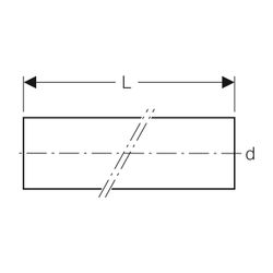 Geberit Silent db20 Rohr Außendurchmesser 56mm... GEBERIT-305000141 4025416084259 (Abb. 1)