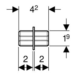 Geberit GIS Profilführung ... GEBERIT-461064001 4025416071457 (Abb. 1)