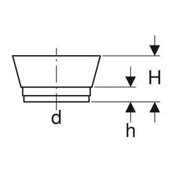 Geberit Schutzdeckel Außendurchmesser 90mm, DN 90... GEBERIT-366820921 4025416029939 (Abb. 1)