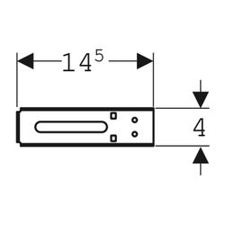 Geberit Duofix Halter für Leitungsbefestigung... GEBERIT-111891001 4025416511076 (Abb. 1)