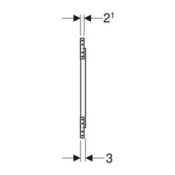 Geberit Duofix Montageplatte universell 35x50cm, für Trockenbau... GEBERIT-111859001 4025416334309 (Abb. 1)