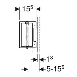 Geberit Duofix Montageplatte universell, Unterputz, für Trockenbau... GEBERIT-111788001 4025416612551 (Abb. 1)
