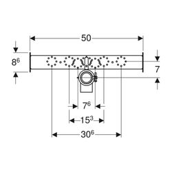 Geberit Duofix Traverse für Standarmatur, Küchenspüle, für Trockenbau... GEBERIT-111774001 4025416620556 (Abb. 1)