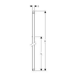 Geberit Duofix Ständer für Trockenbauwand, Höhe 220cm, raumhoch... GEBERIT-111826001 4025416855576 (Abb. 1)