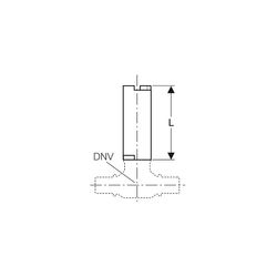 Geberit Set Spindelverlängerung für Kugelhahn NPW DN 50... GEBERIT-94938 4024723949381 (Abb. 1)