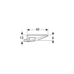 Geberit ONE Waschtisch schwebendes Design, horizontal verk. Ausl. B 120cm T 40cm o. ... GEBERIT-500392012 4025410574404 (Abb. 1)