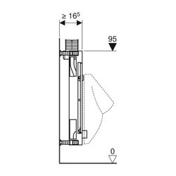 Geberit Kombifix Element für Urinal, 98cm, universell, für Betätigung von oben... GEBERIT-457612001 4025416756255 (Abb. 1)