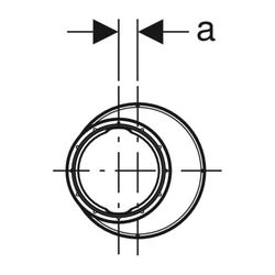 Geberit Silent-PP Reduktion exzentrisch Außendurchmesser 50mm, d1 32mm... GEBERIT-390279141 4025416085447 (Abb. 1)