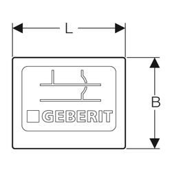 Geberit Dämmbox für Kreuzungs-T-Stück EPP... GEBERIT-242163001 4025416959526 (Abb. 1)