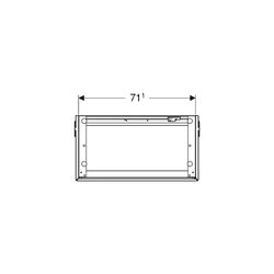 Geberit ONE Unterschrank für Waschtisch, 2 Schubladen, verkürzte Ausladung, 74,5x46,... GEBERIT-500381011 4025416637066 (Abb. 1)