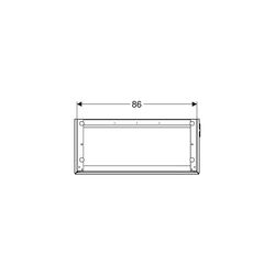 Geberit ONE Unterschrank für Waschtisch, 2 Schubladen, verkürzte Ausladung, 89,5x46,... GEBERIT-500385011 4025410572417 (Abb. 1)